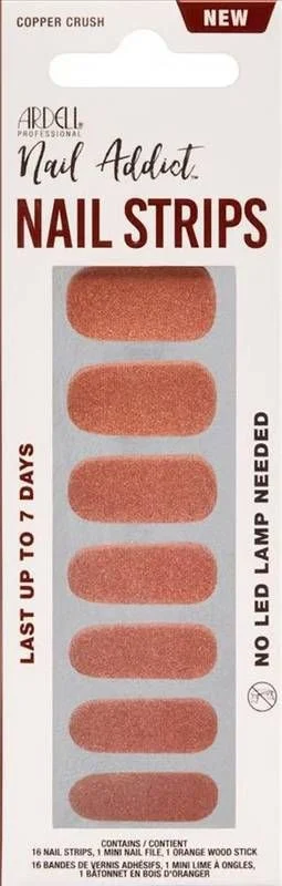 ARDELL Nail Addict Strips Copper Crush 16 pièces