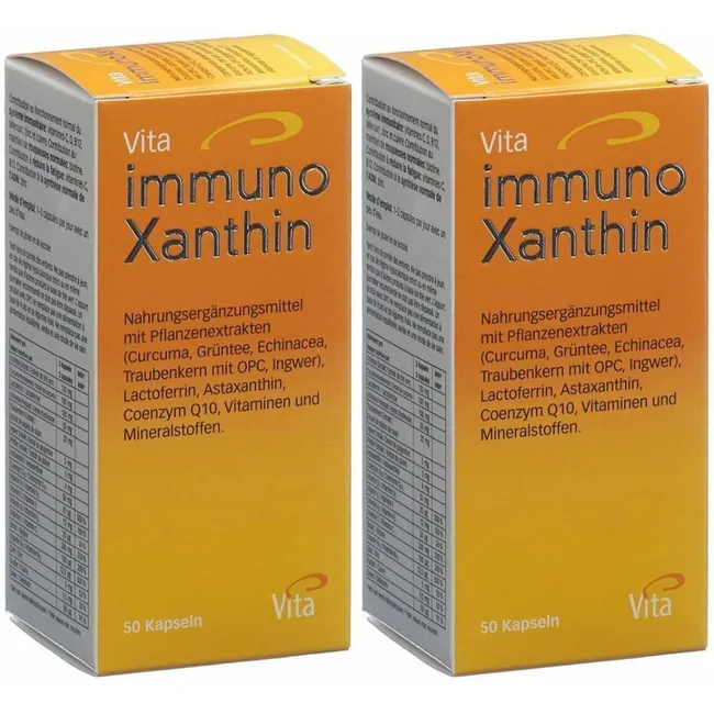 Vita Immunoxanthine en gélules 2 x 50 pièces Vita Immunoxanthine en gélules 2 x 50 pièces