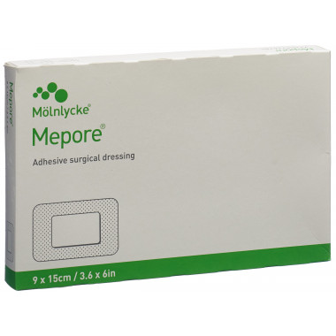 Pansement Mepore 15x9cm Coussinet 10x5cm 5 pièces Pansement Mepore 15x9cm Coussinet 10x5cm 5 pièces