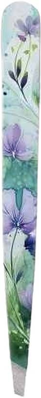 HAUSMANN Pincette oblique Floral lilas/vert HAUSMANN Pincette oblique Floral lilas/vert