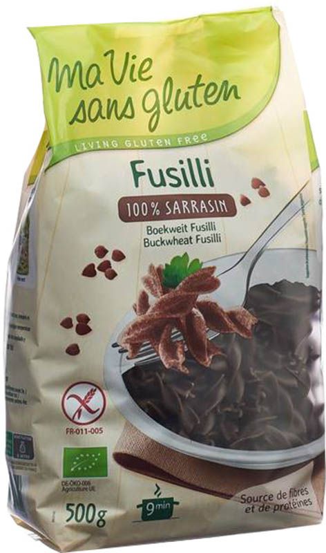 MA VIE S GLUT Fusilli 100% sarrasin 500g