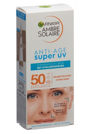 Ambre Solaire Sensitive expert+ visage Crème anti-âge SPF50+ Fl 50ml Ambre Solaire Sensitive expert+ visage Crème anti-âge SPF50+ Fl 50ml