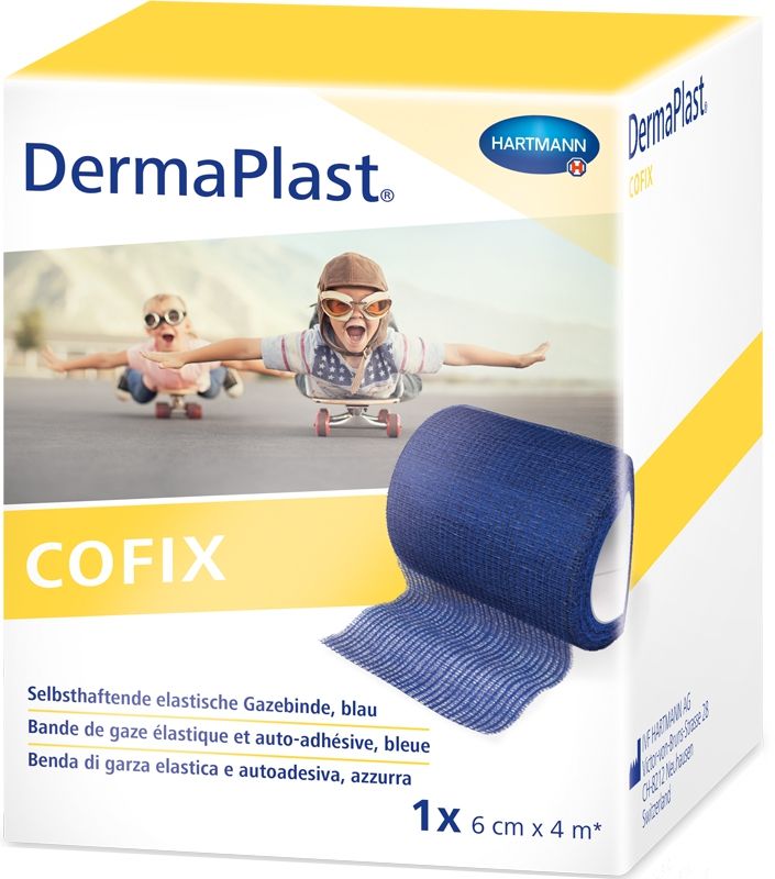 DermaPlast CoFix 6cmx4m bleu DermaPlast CoFix 6cmx4m bleu