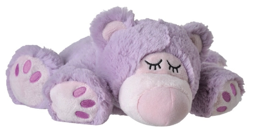BEDDY BEAR Peluche chauffante Sleep Bear violet