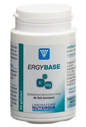 Nutergia Ergybase Gélules 60 pièces Nutergia Ergybase Gélules 60 pièces