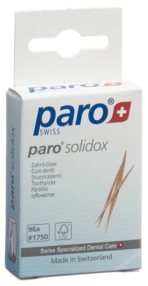 paro® SOLIDOX bois denté moyen double bout 96 pièces #1751
