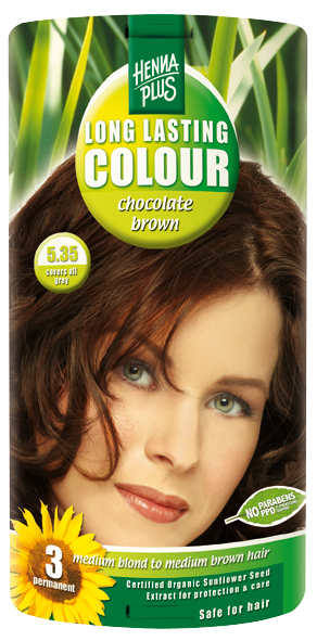 HENNA PLUS Long Last Colour 5.35 chocolat brun