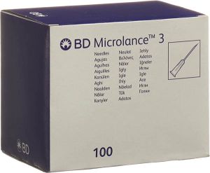 BD MICROLANCE 3 Inj canule 0.50x16mm orang 100 pièces