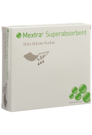 Mextra Superabsorbant 12.5x12.5 cm 10 pièces