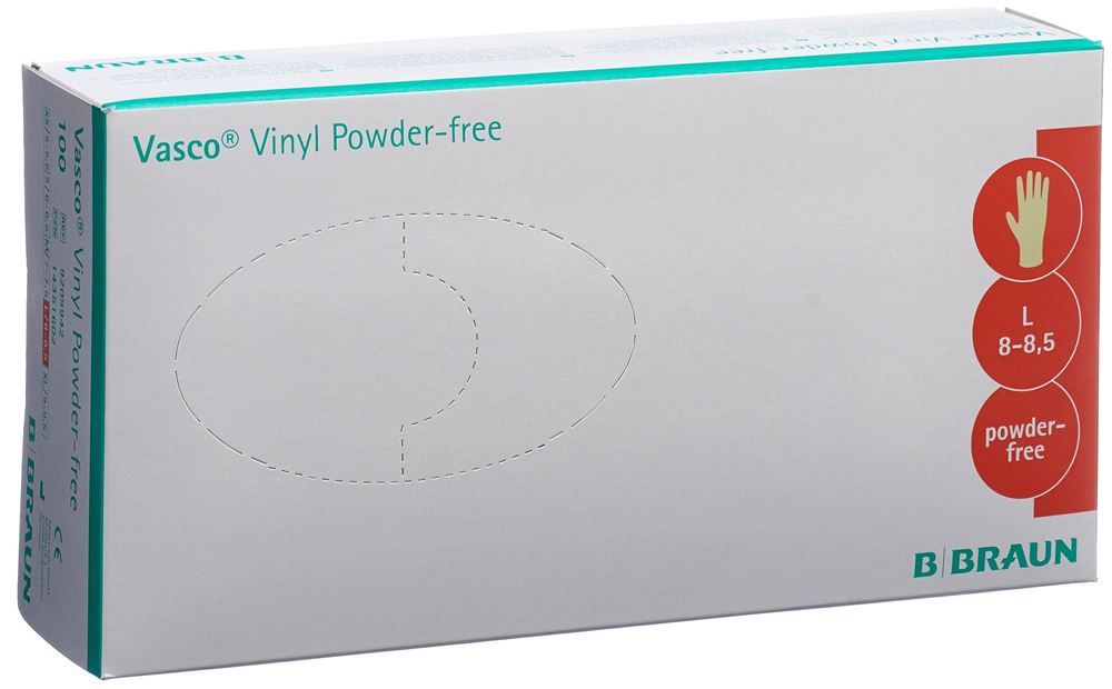 Gants Vasco L vinyle 100 pièces