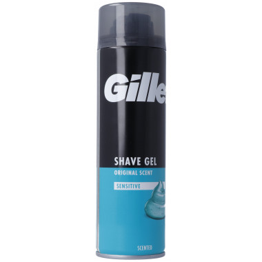 Gel à raser de base Gillette Sensitive 200ml