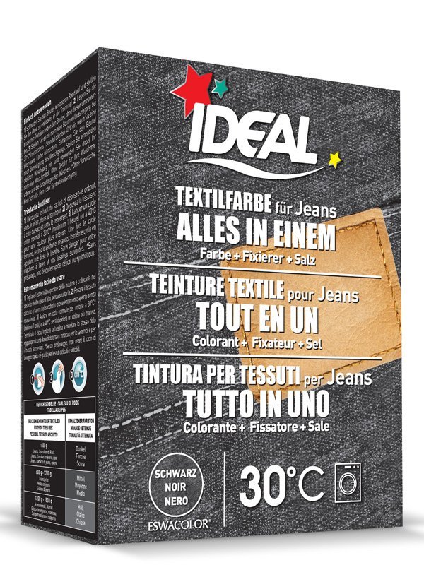 IDEAL Tout en un jeans noir 350g