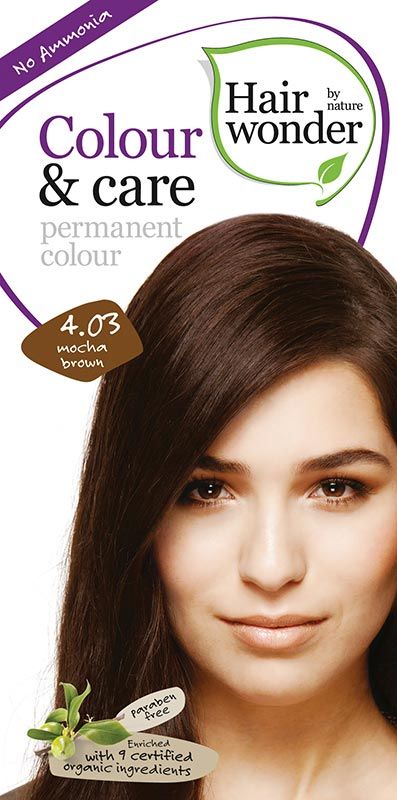 HENNA Hairwonder Colour & Care 4.03 brun moka