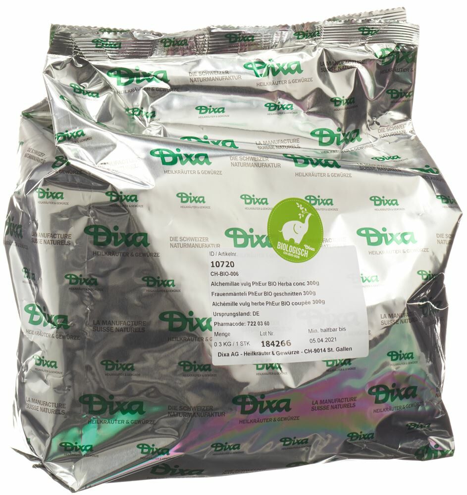 DIXA Manteau de femme PhEur BIO coupé 300g DIXA Manteau de femme PhEur BIO coupé 300g