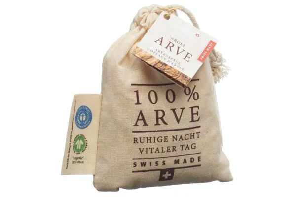 AROMALIFE ARVE Copeaux d'arolle dans un sachet en coton 15g AROMALIFE ARVE Copeaux d'arolle dans un sachet en coton 15g