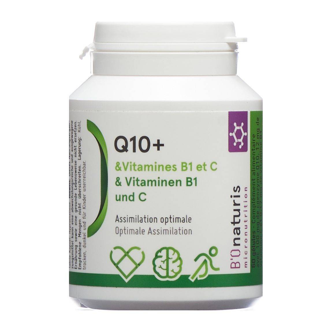 BIOnaturis Q10 + 100mg gélules 60 pièces BIOnaturis Q10 + 100mg gélules 60 pièces