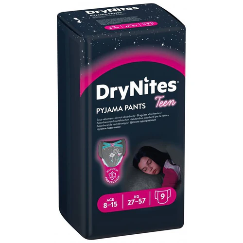 Huggies Drynites Couches de nuit Fille 8-15 ans 9 pièces
