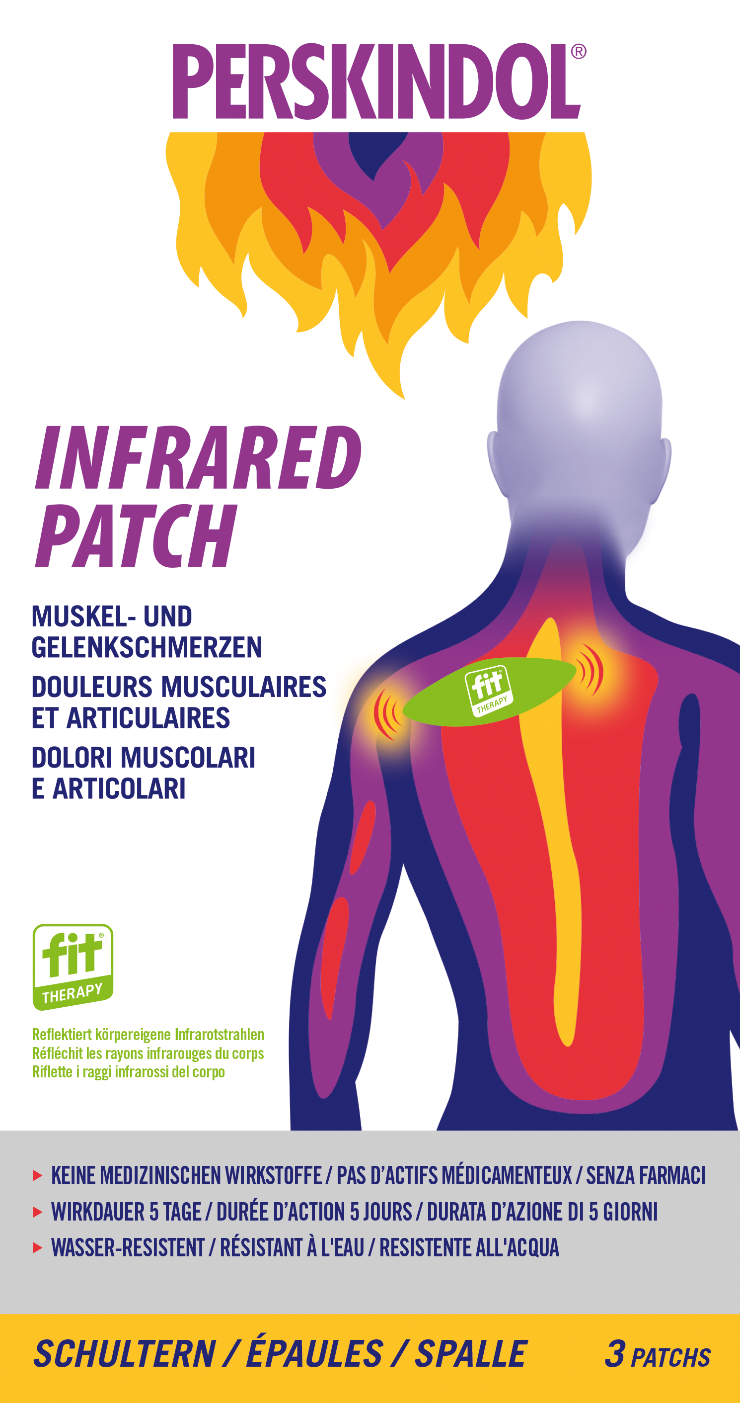 Perskindol® Infrared Patch épaules 3 pièces Perskindol® Infrared Patch épaules 3 pièces