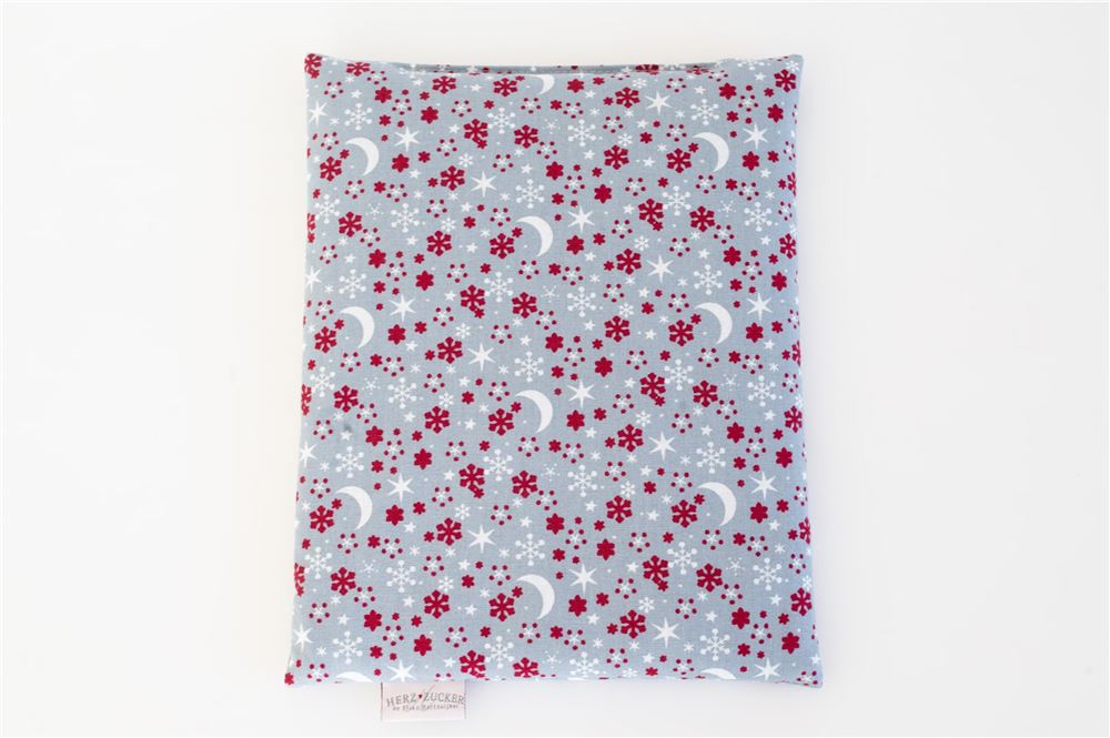 HERZZUCKER Coussin chauffant au colza 26x21cm Lune/étoiles