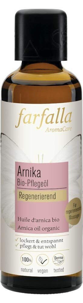 FARFALLA Huile de soin bio à l'arnica 75ml FARFALLA Huile de soin bio à l'arnica 75ml