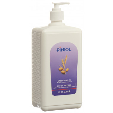 Piniol Lait de massage à l'huile d'amande et de germe de blé 1000ml