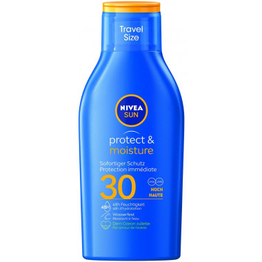 Nivea Sun Protect & Moisture Lait solaire Travel Size SPF 30 100ml Nivea Sun Protect & Moisture Lait solaire Travel Size SPF 30 100ml