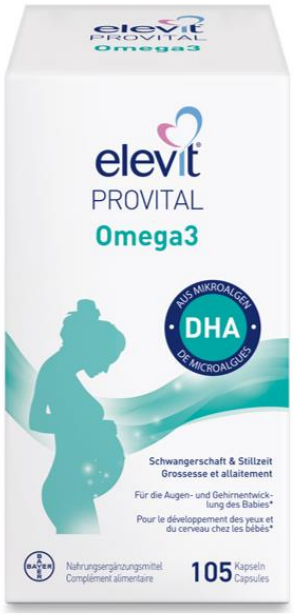 elevit® Provital Omega3 gélules 105 pièces elevit® Provital Omega3 gélules 105 pièces