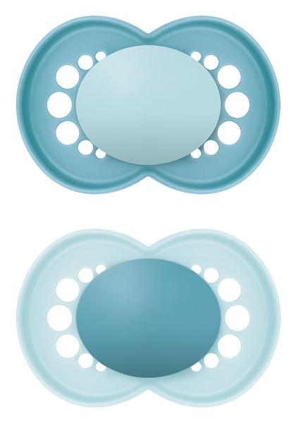 Sucette MAM Original silicone 6-16 mois Boy 2 pièces