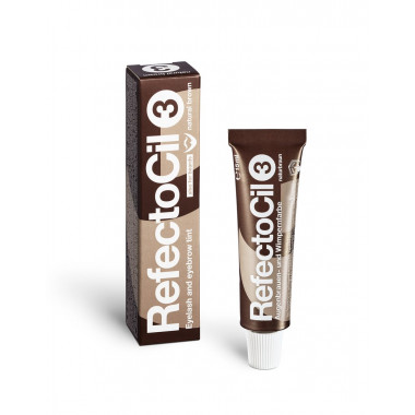 Refectocil couleur pour cils n° 3 brun naturel Refectocil couleur pour cils n° 3 brun naturel