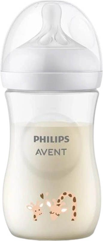 Philips AVENT Natural Resp Biberon 260ml 1M+ Giraf
