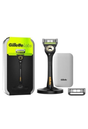 GILLETTE LABS Rasoir avec étui de voyage 2 lames