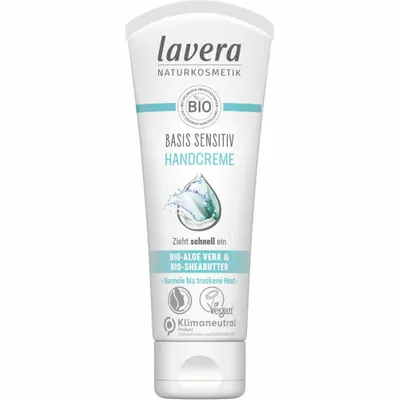 Lavera crème pour les mains Basis sensitiv Tb 75ml