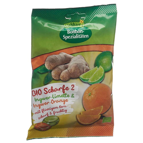 Liebharts Bonbons Les Deux Piquants Bio Btl 100g