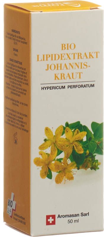 AROMASAN Extrait lipidique de millepertuis bio 50ml AROMASAN Extrait lipidique de millepertuis bio 50ml
