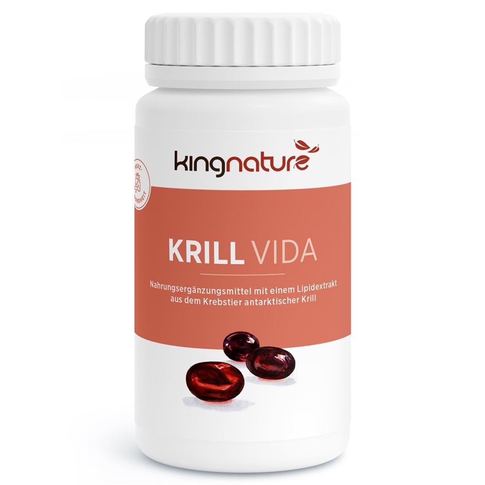 Kingnature Krill Vida gélules 120 pièces Kingnature Krill Vida gélules 120 pièces