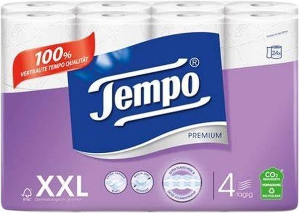 Tempo Papier hygi?nique 4lag 120 feuilles 24 pcs.