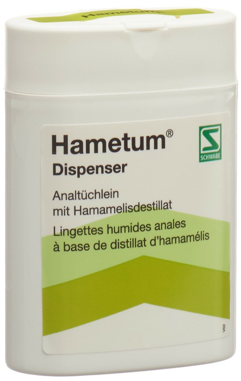 Hametum® Lingettes anales Distributeur 40 pièces Hametum® Lingettes anales Distributeur 40 pièces