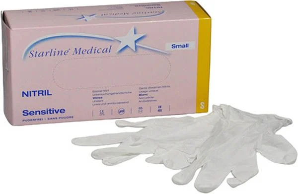 STARLINE Nitril Sensit S non stérile non poudré blanc 200 pièces