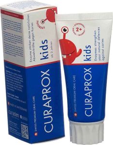 Curaprox kids dentifrice enfants fraise 950ppm fluor 60ml Curaprox kids dentifrice enfants fraise 950ppm fluor 60ml