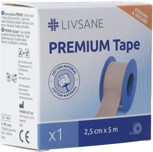 Livsane Premium Pansement de fixation 2.5cmx5m Livsane Premium Pansement de fixation 2.5cmx5m
