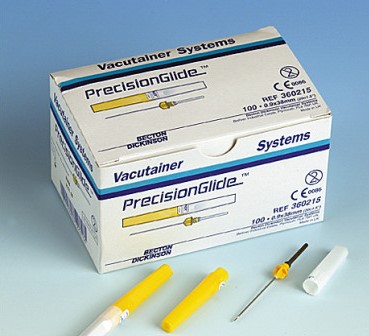VACUTAINER canule 20G 0.9x38mm jaune 100 pièces