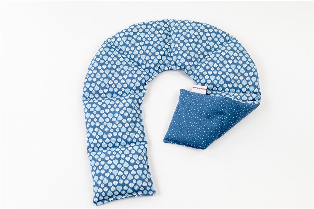 HERZZUCKER Coussin chauffant au colza Nack 65x18cm vague