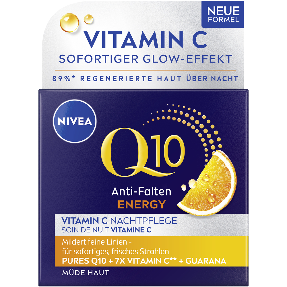 Nivea Q10 Energy Crème de nuit anti-rides 50ml Nivea Q10 Energy Crème de nuit anti-rides 50ml