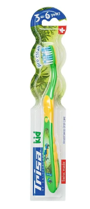 Brosse à dents pour enfants Trisa Kid 3-6 ans Brosse à dents pour enfants Trisa Kid 3-6 ans