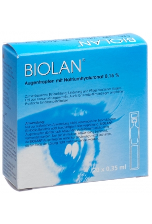 Biolan Gtt Opht 20 Monodos 0.35ml Biolan Gtt Opht 20 Monodos 0.35ml