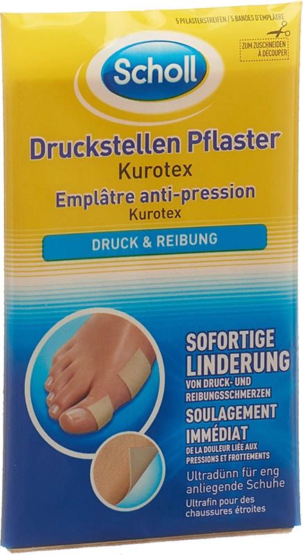Scholl KUROTEX pansements pour escarres 75x100mm 5 pièces Scholl KUROTEX pansements pour escarres 75x100mm 5 pièces