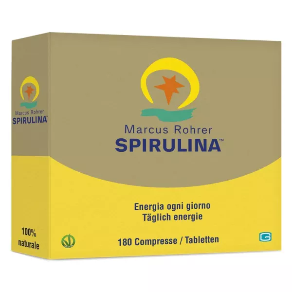 Marcus Rohrer Spirulina Tabl. recharge carton 180 pièces Marcus Rohrer Spirulina Tabl. recharge carton 180 pièces