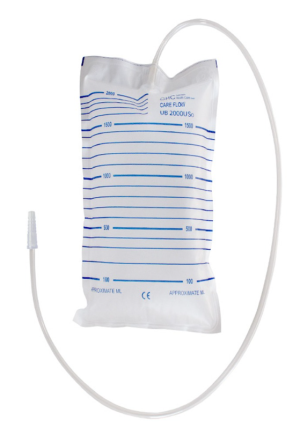 GHC Poche à urine CAREFLOW 2.0l 90cm non stérile sans vidange avec valve de retour 10 pièces