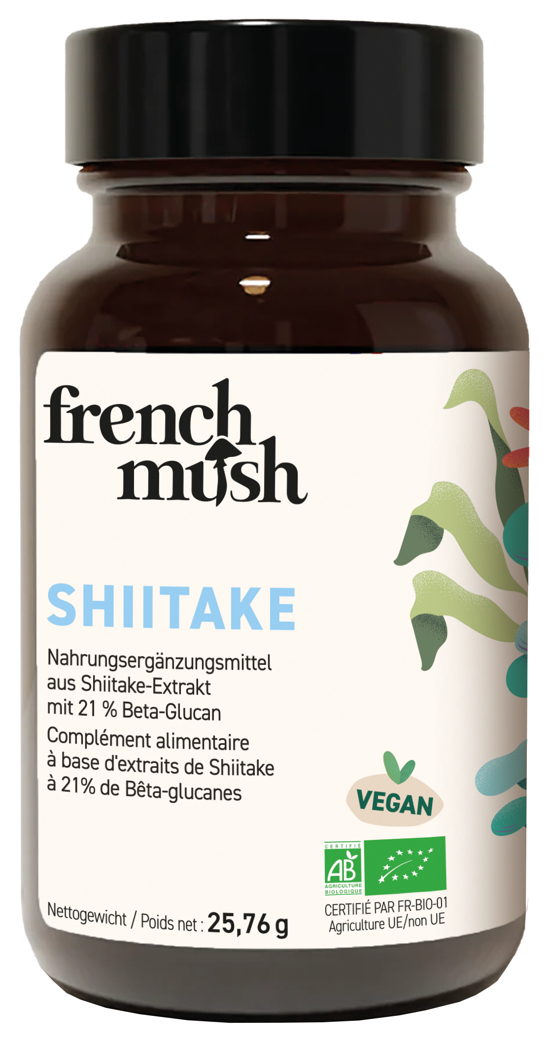 French Mush Shiitake en gélules 56 pièces French Mush Shiitake en gélules 56 pièces