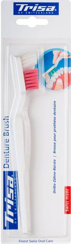 Brosse à prothèse Trisa double